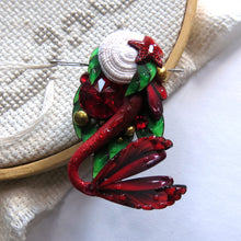 Load image into Gallery viewer, NEEDLE MINDER July Ruby Mermaid Tail 2