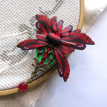 Load image into Gallery viewer, NEEDLE MINDER July Ruby Moth 10