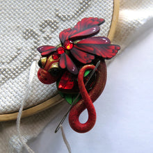 Load image into Gallery viewer, NEEDLE MINDER July Ruby Dragon 22
