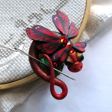 Load image into Gallery viewer, NEEDLE MINDER July Ruby Dragon 61