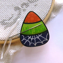 Load image into Gallery viewer, WOOD Needle Minder NOT CLAY please read description, Hand painted wood.
