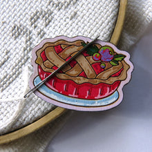 Load image into Gallery viewer, WOOD Needle Minder NOT CLAY please read description, Hand painted wood.