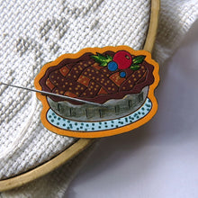 Load image into Gallery viewer, WOOD Needle Minder NOT CLAY please read description, Hand painted wood.