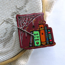 Load image into Gallery viewer, WOOD Needle Minder NOT CLAY please read description, Hand painted wood.
