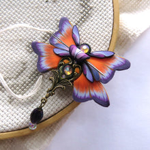Load image into Gallery viewer, NEEDLE MINDER Orange and Purple Butterfly 13

