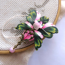 Load image into Gallery viewer, NEEDLE MINDER Green Pink Moth 25
