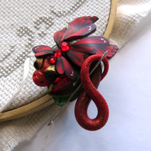 Load image into Gallery viewer, NEEDLE MINDER July Ruby Dragon 1
