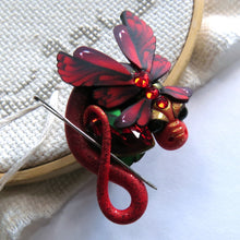 Load image into Gallery viewer, NEEDLE MINDER July Ruby Dragon 5
