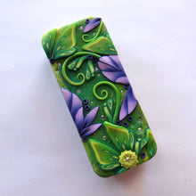 Load image into Gallery viewer, NEEDLE CASE Lime Rickey Dragon's Lair, Slide Top Tin 60
