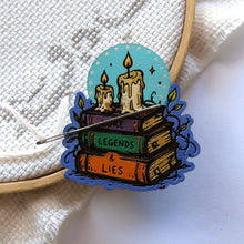 Load image into Gallery viewer, WOOD Needle Minder NOT CLAY please read description, Hand painted wood.
