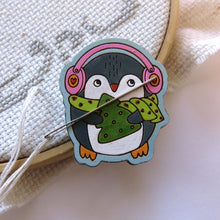 Load image into Gallery viewer, WOOD Needle Minder NOT CLAY please read description, Hand painted wood.
