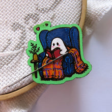 Load image into Gallery viewer, WOOD Needle Minder NOT CLAY please read description, Hand painted wood.
