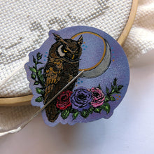 Load image into Gallery viewer, WOOD Needle Minder NOT CLAY please read description, Hand painted wood.
