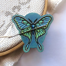 Load image into Gallery viewer, WOOD Needle Minder NOT CLAY please read description, Hand painted wood.
